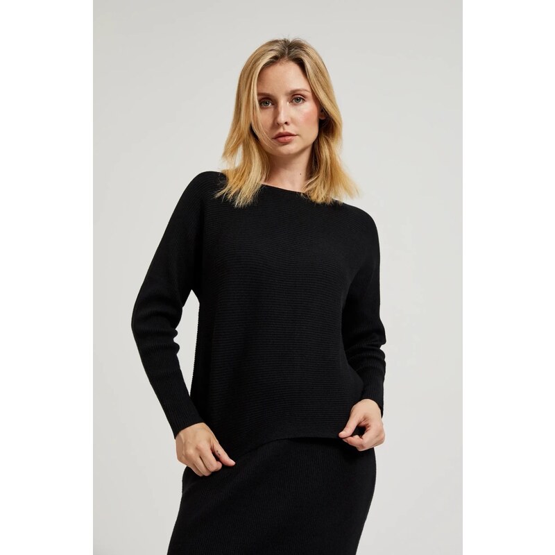 Marisse Womens Sweater Z-Sw-4532 Black