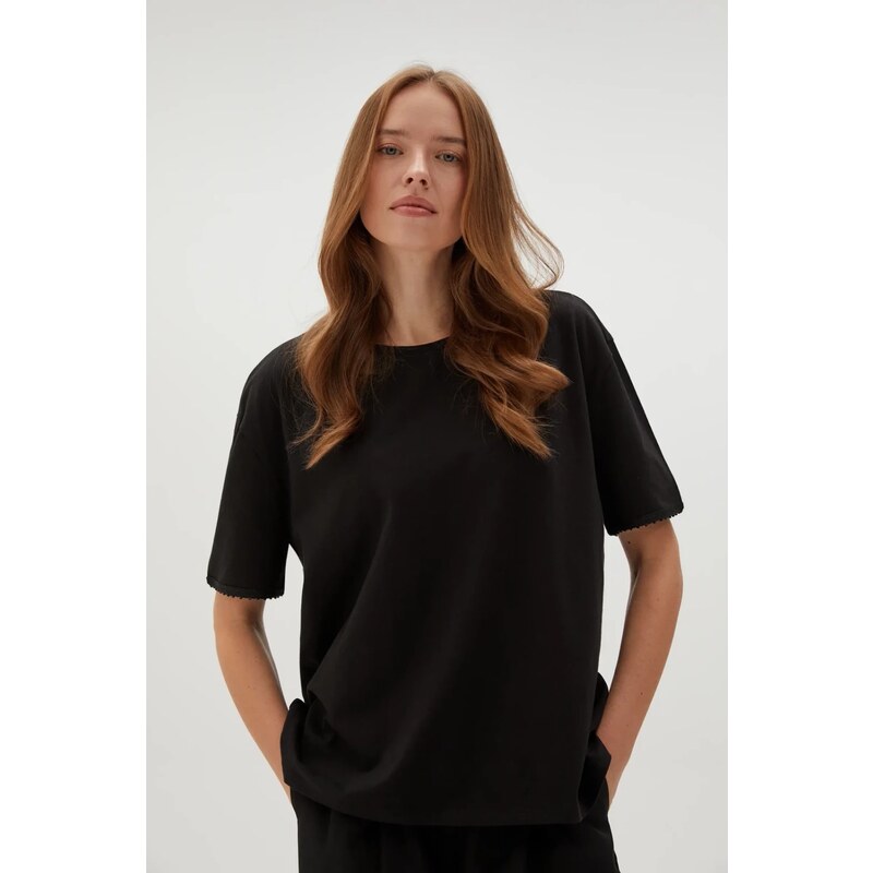 Marisse Womens Blouse Z-Ts-4536 Black 107876465
