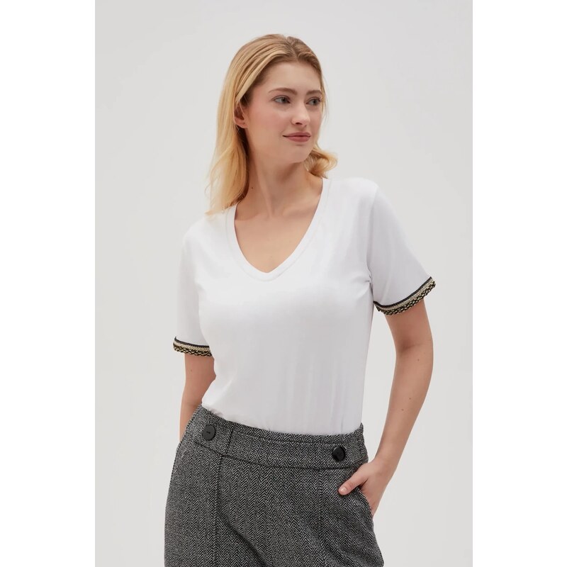 Marisse Womens Blouse Z-Ts-4540 White 107876469