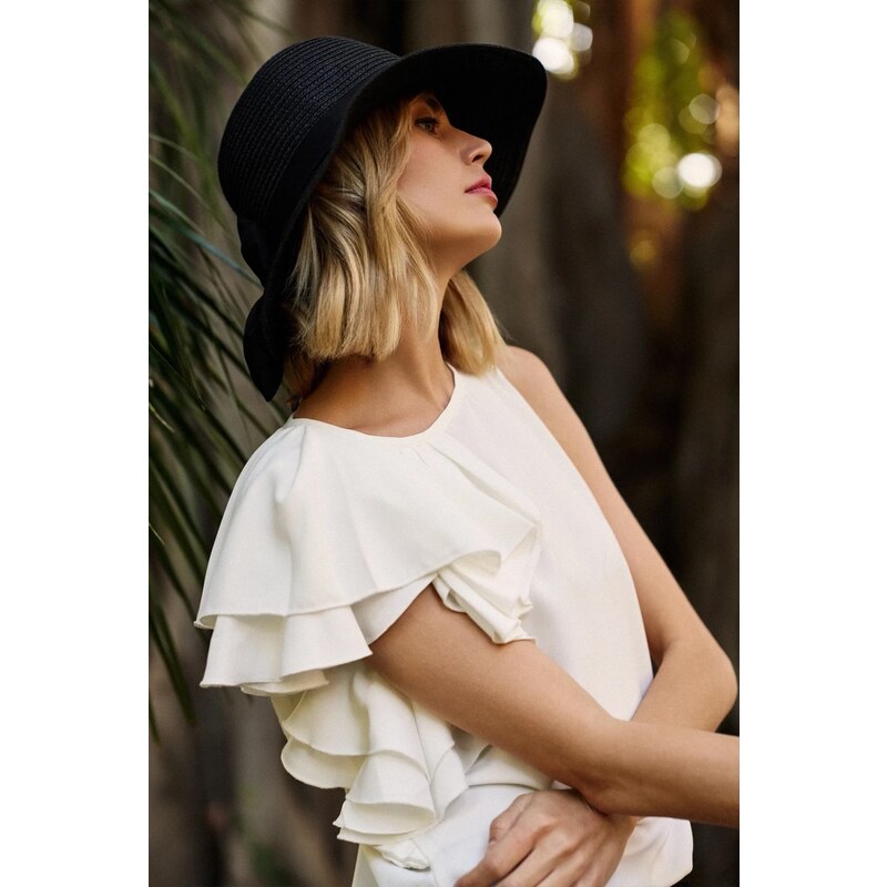 Marisse Womens Hat L-Cz-4602 Black 107876473