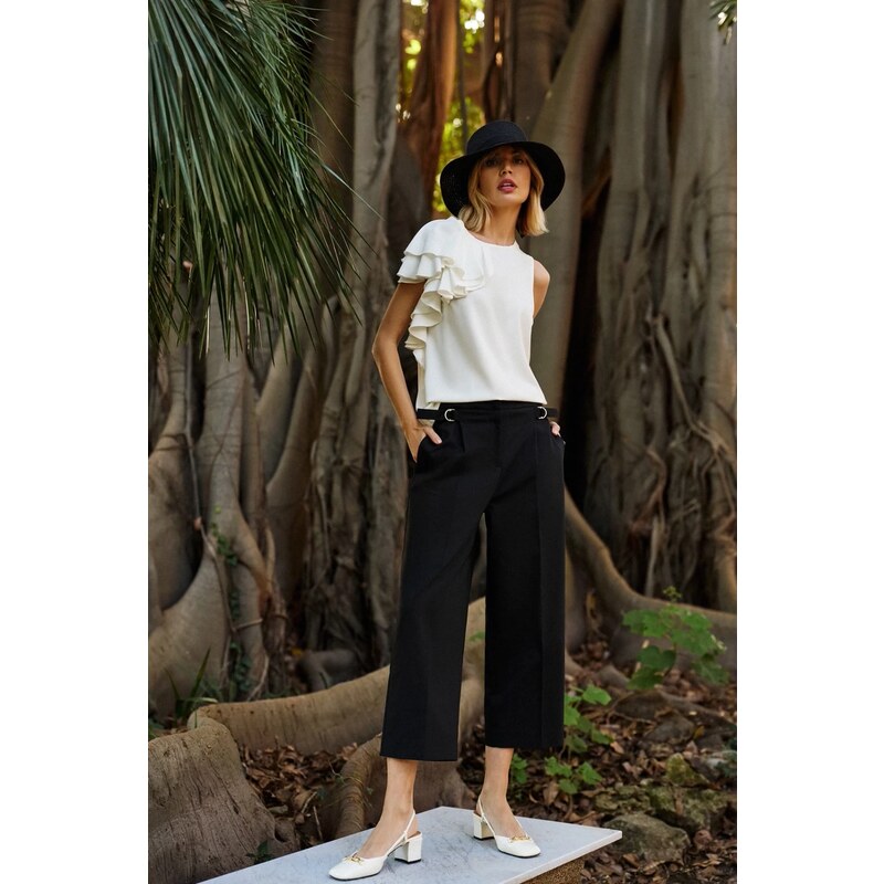 Marisse WOMENS PANTS L-SP-4629 BLACK 108164977