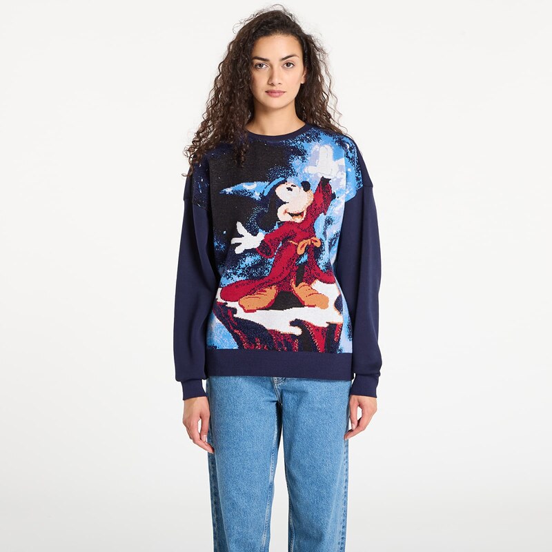 Mikina Desigual Fantasia Sweatshirt Navy S