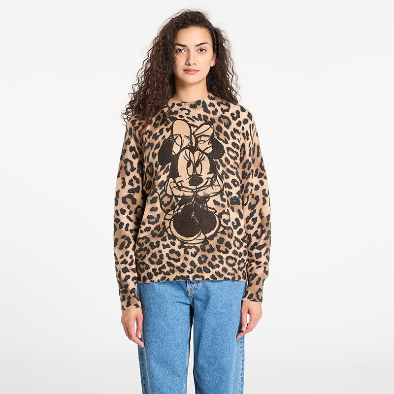 Svetr Desigual Minnie Sweater Tobacco XS