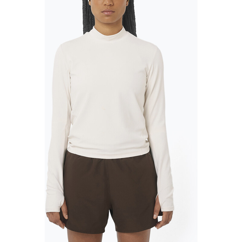 Dámské běžecké tričko Longsleeve Salomon Bliss whisper white