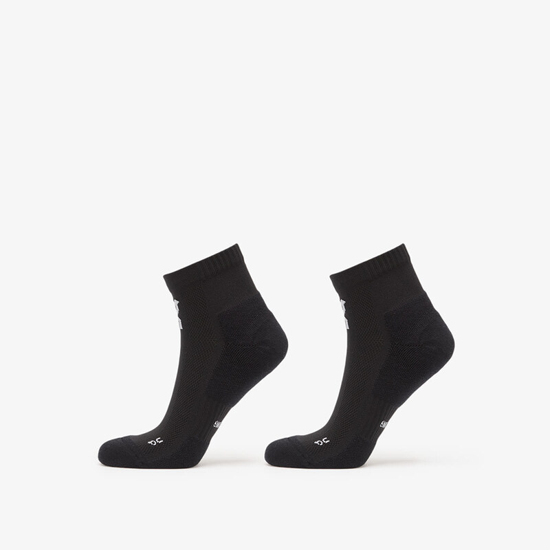 Ponožky On Core Run Sock Mid 2-Pack Black XS