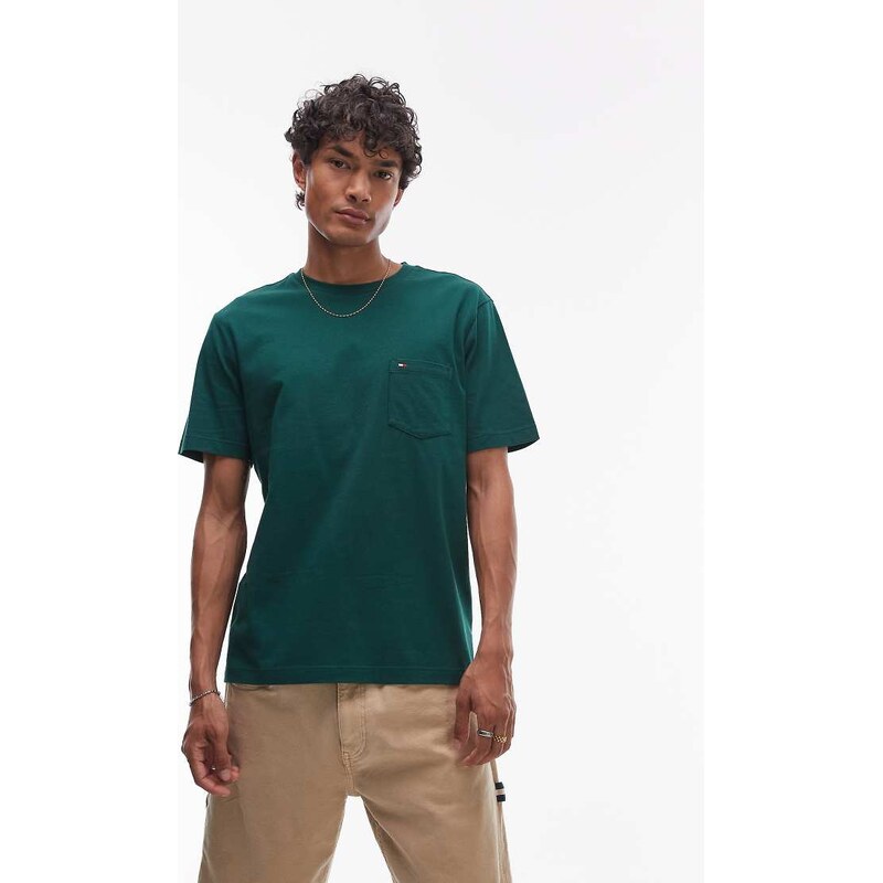 Tommy Hilfiger essential pocket t-shirt in green