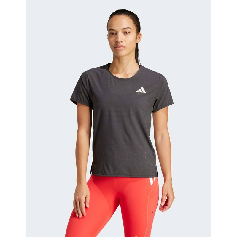 adidas performance Adizero running tee in black