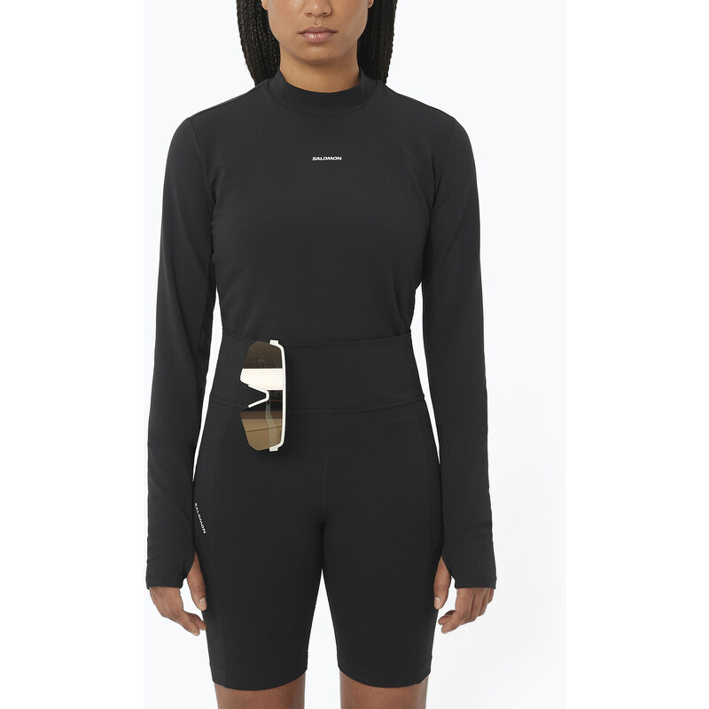 Dámské běžecké tričko Longsleeve Salomon Bliss deep black