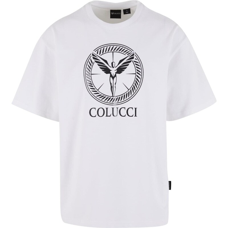 Colucci Tričko Ikarus Circle šedá / černá / bílá