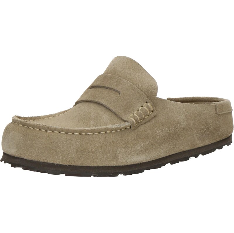 BIRKENSTOCK Pantofle šedobéžová