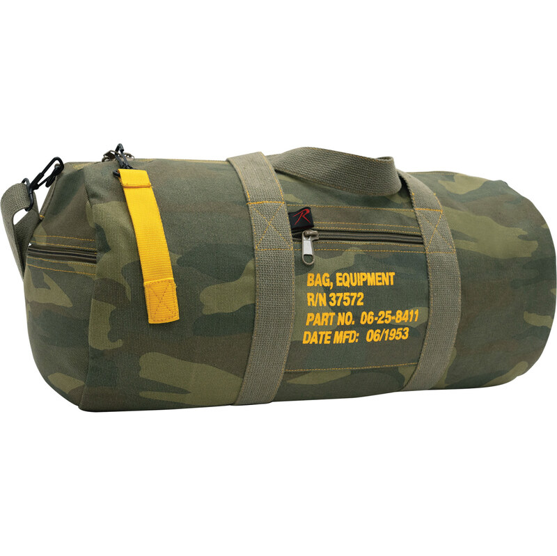 ROTHCO Taška EQUIPMENT plátěná woodland camo 25L