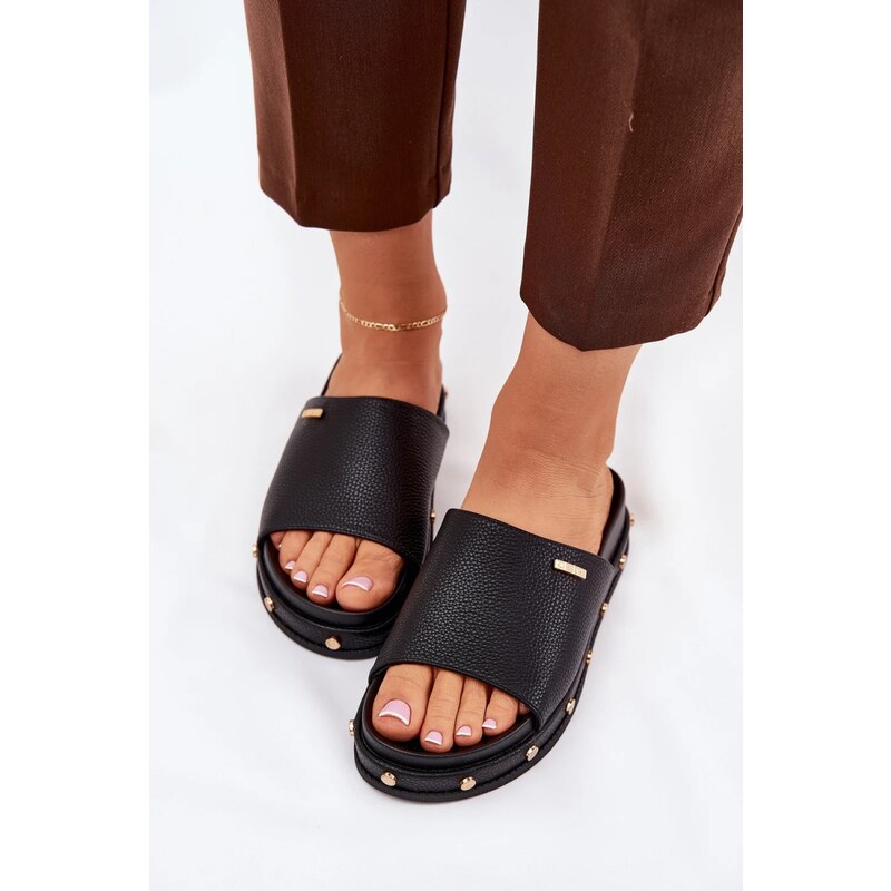 Klapky na platformě model 211686 Step in style