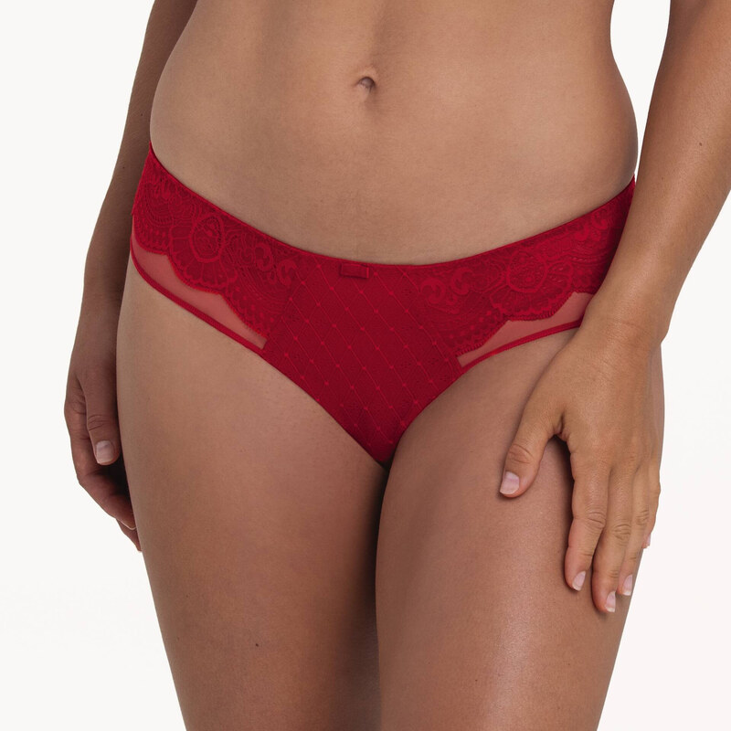 Selma vyšší kalhotky 1336 red - RosaFaia 107883075