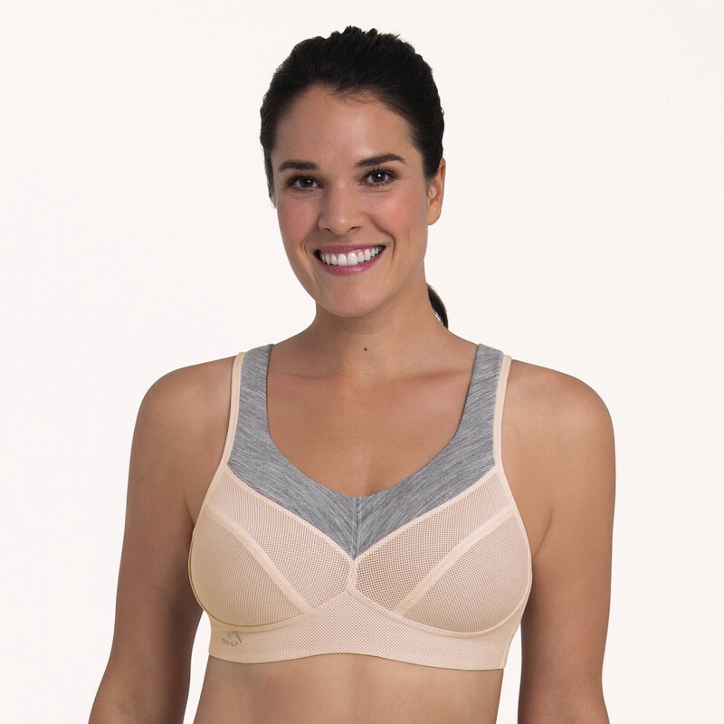 PanAlp wool sportovní podprsenka 5555 smart rose/melange -