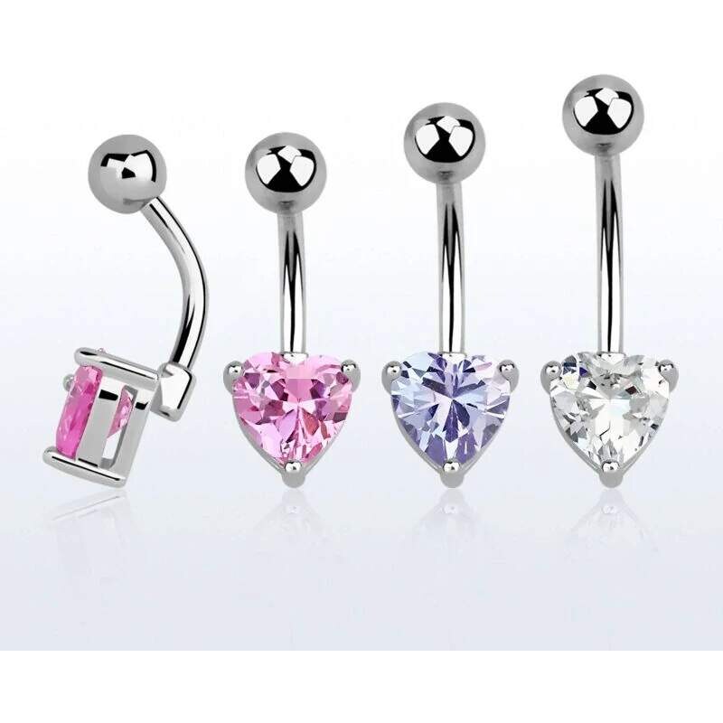 Achadirect Piercing belly do pupíku se srdíčkem BNHTZ InfinityPierce 107469460