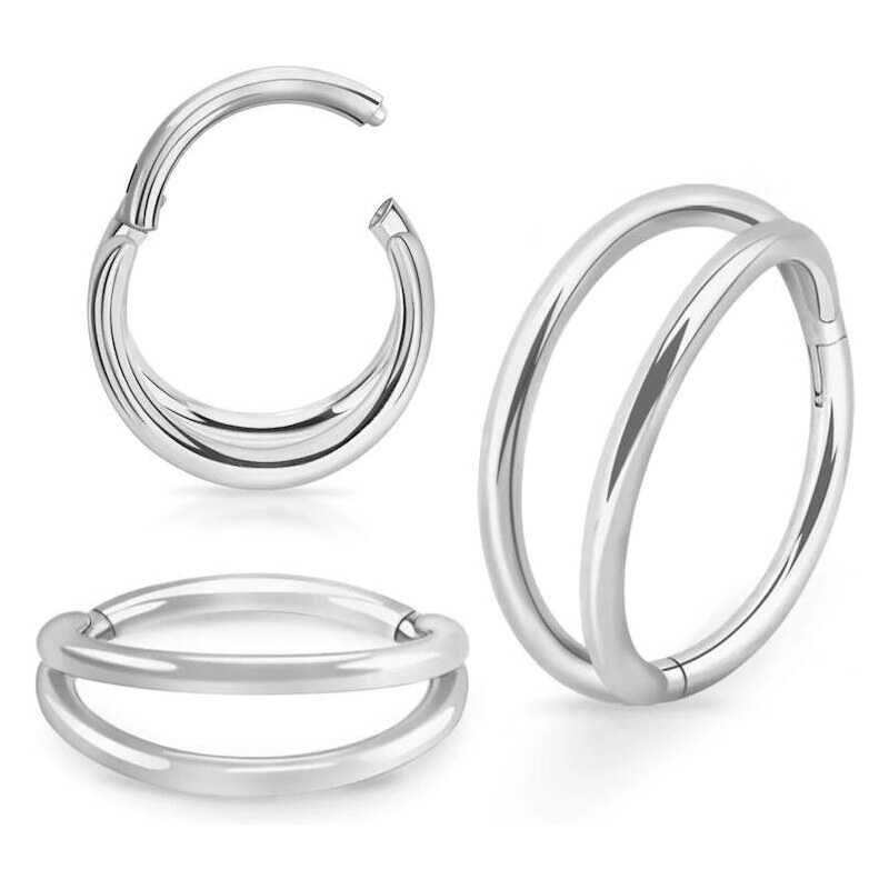 Achadirect Ocelový kroužek dvojitý různých délek SGSH32 InfinityPierce 107469507