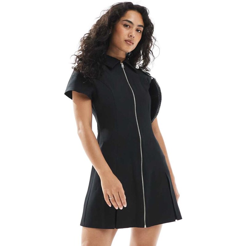 Hugo Blue short sleeve dress in black 107889069