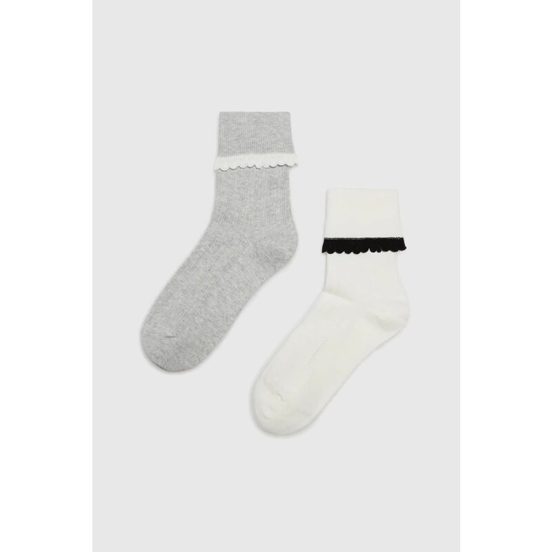 Marisse Womens Socks Z-Sk-4508 Off White 107890825