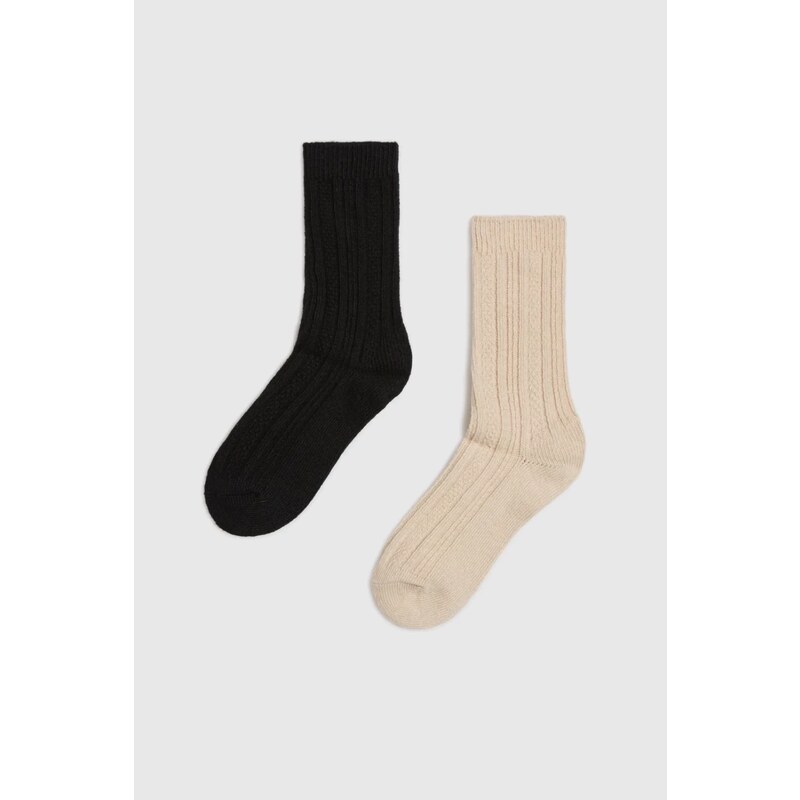 Marisse Womens Socks Z-Sk-4512 Beige 107890827