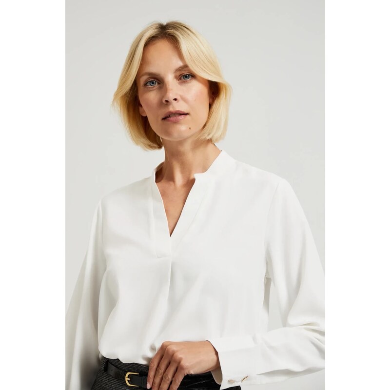 Marisse Womens Shirt Z-Ko-4507 Off White