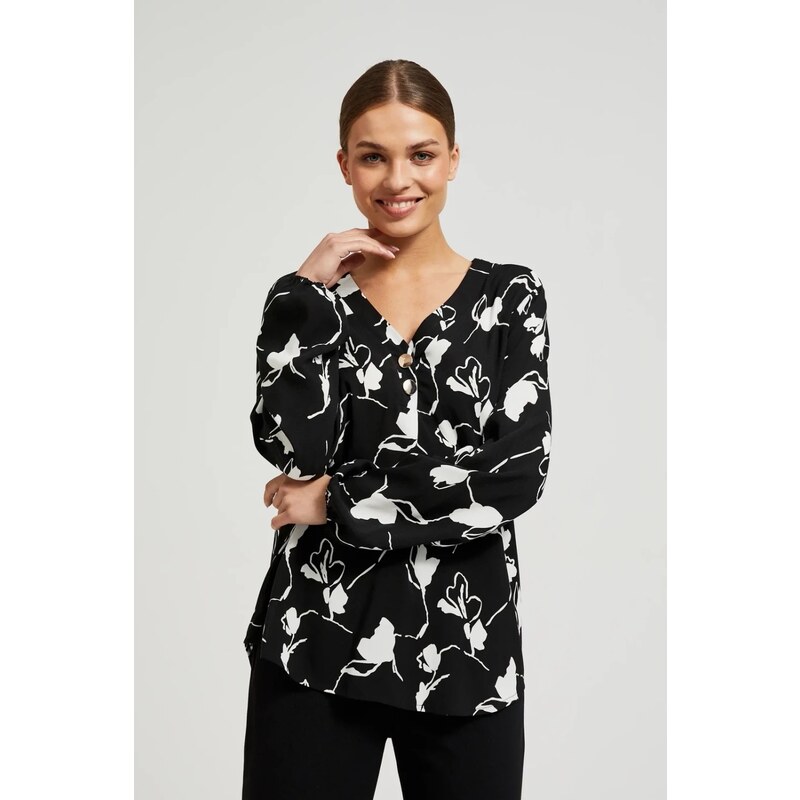 Marisse Womens Shirt Z-Ko-4518 Black