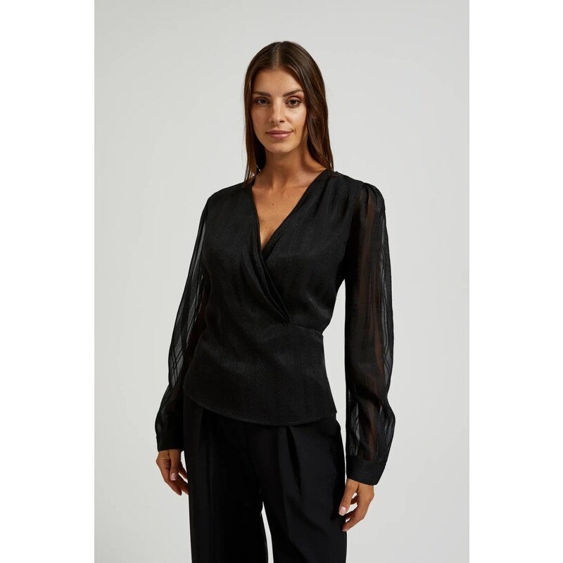 Marisse Womens Shirt Z-Ko-4542 Black