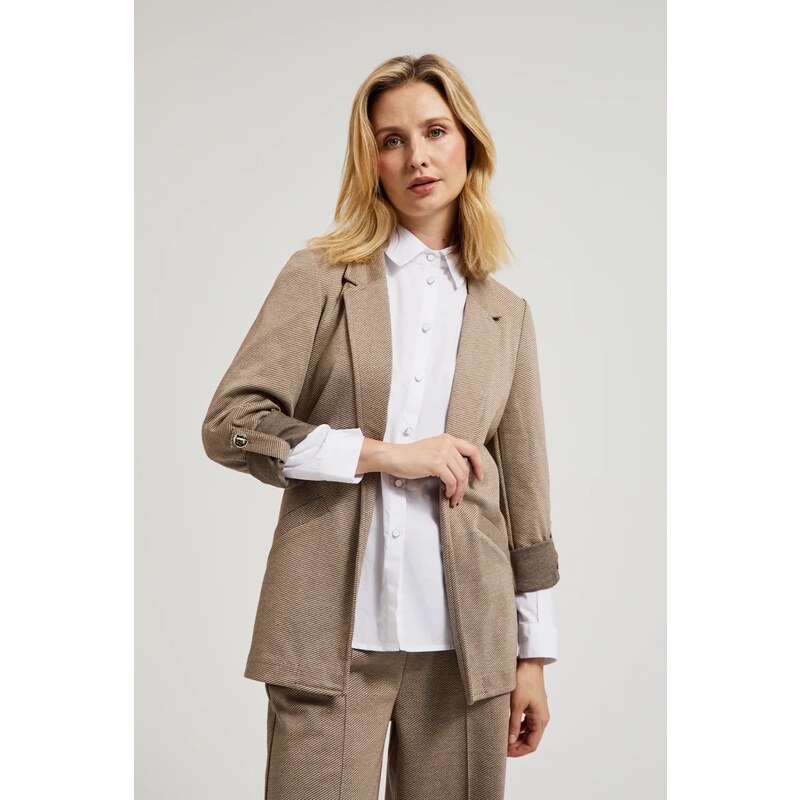 Marisse Womens Jacket Z-Mr-4505 Beige