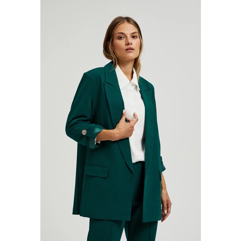 Marisse Womens Jacket Z-Mr-4504 D.Green 107893109