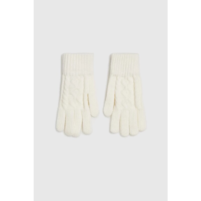 Marisse Womens Gloves Z-Re-4503 Off White