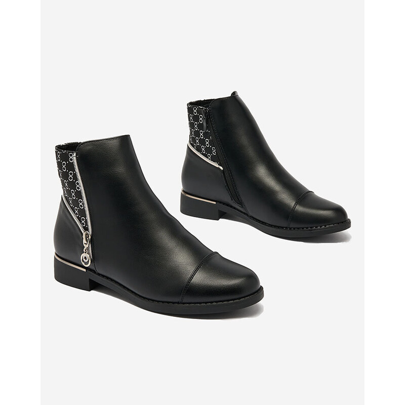 Resti Black womens boots ala sztyblety Orlaa