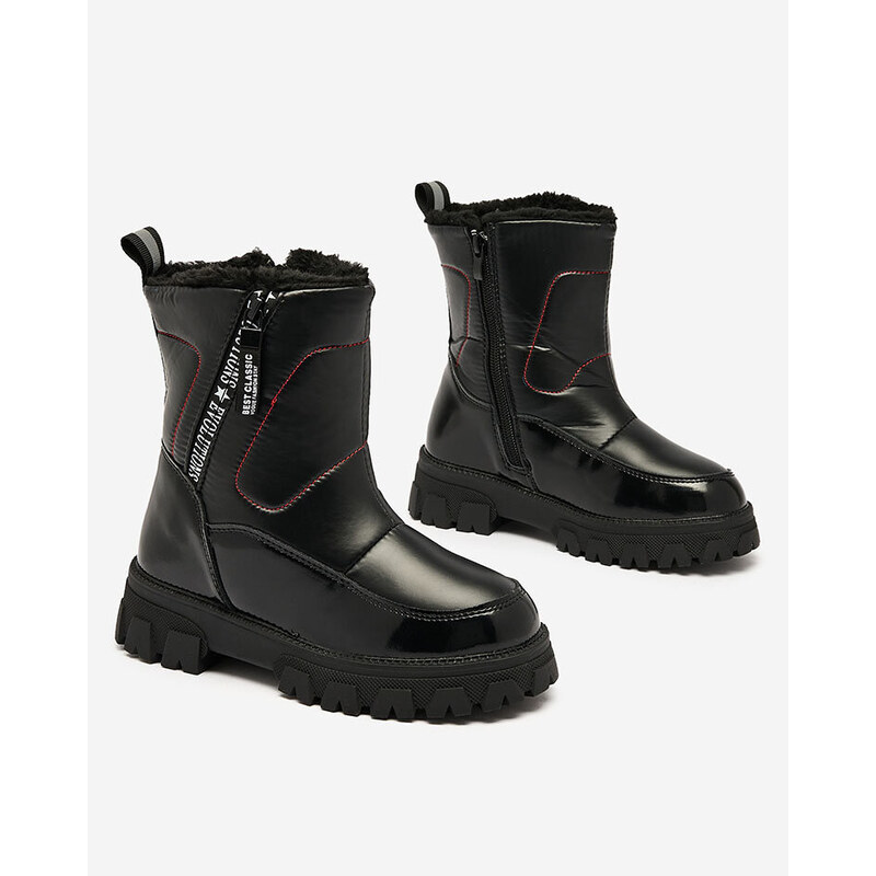 Resti Black childrens insulated boots Terixis