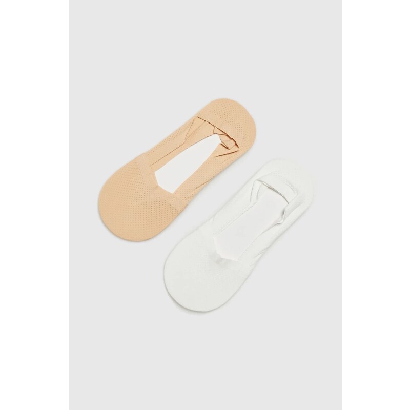 Marisse Womens Socks L-Sk-4601 Off White