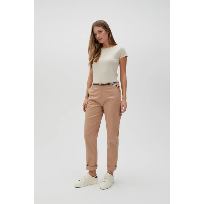 Marisse Womens Trousers L-Sp-4600 L.Brown