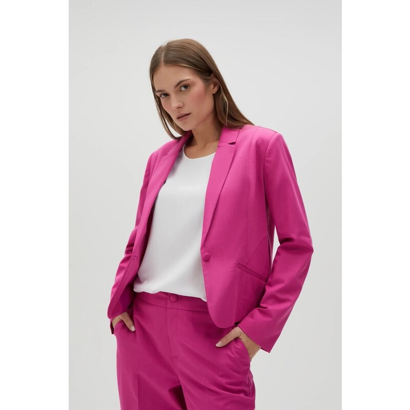 Marisse Womens Jacket L-Mr-4606 Fuchsia