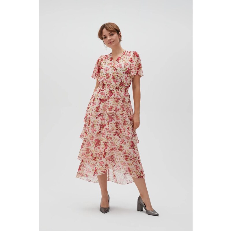 Marisse Womens Dress L-Su-4628 Off White