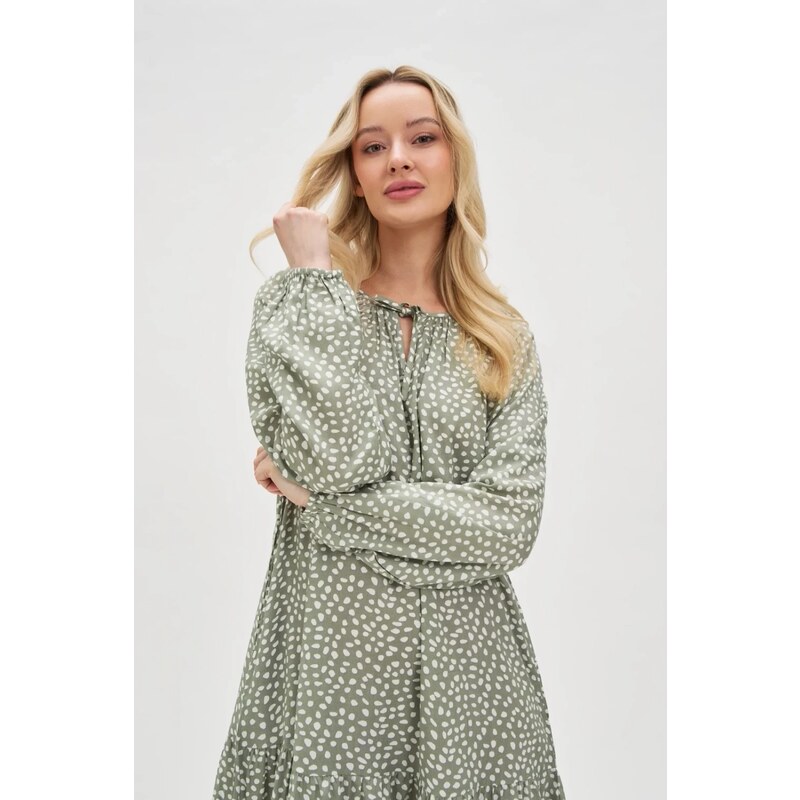 Marisse Womens Dress L-Su-4608 Olive