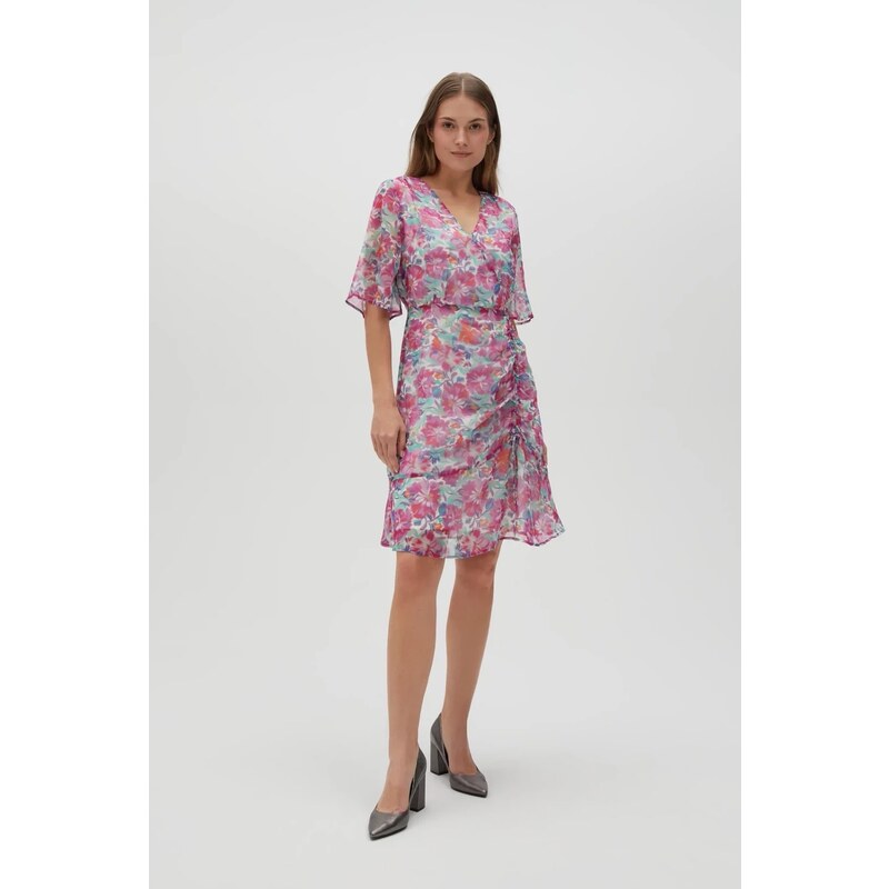 Marisse Womens Dress L-Su-4613 Fuchsia