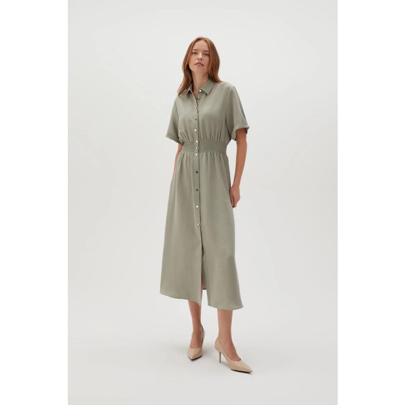 Marisse Womens Dress L-Su-4614 Olive