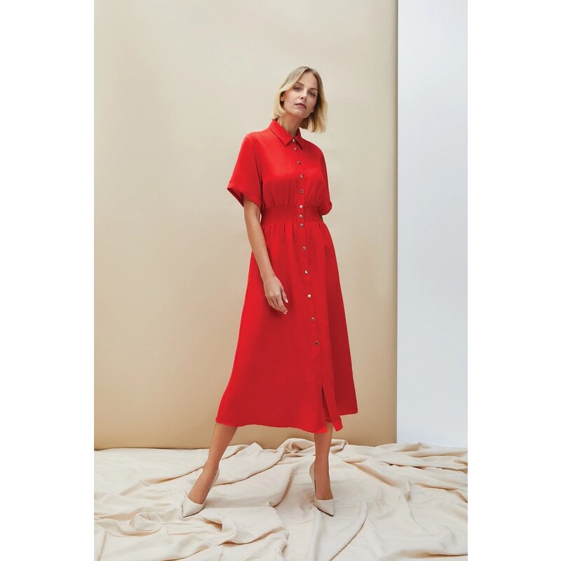 Marisse Womens Dress L-Su-4614 Red