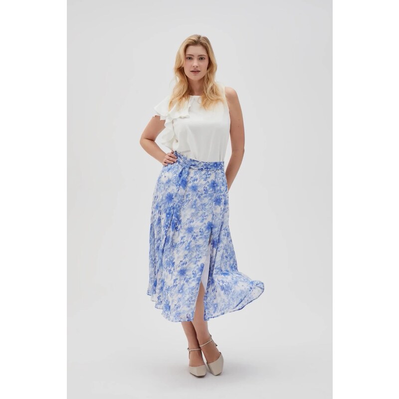 Marisse Womens Skirt L-Sc-4610 L.Blue 107895975