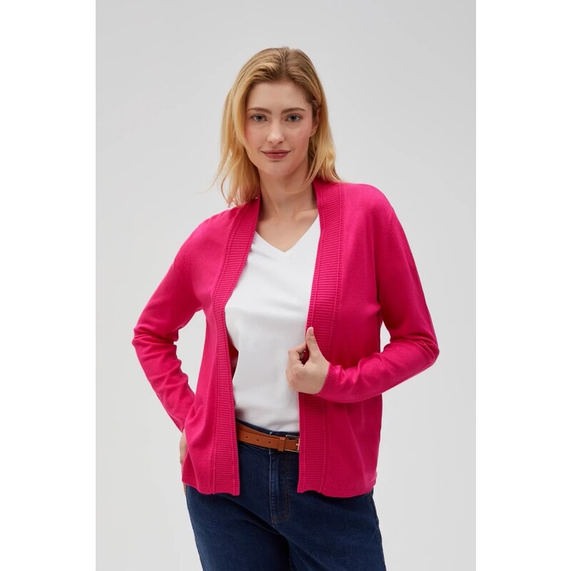 Marisse Womens Sweater L-Sw-4603 Fuchsia