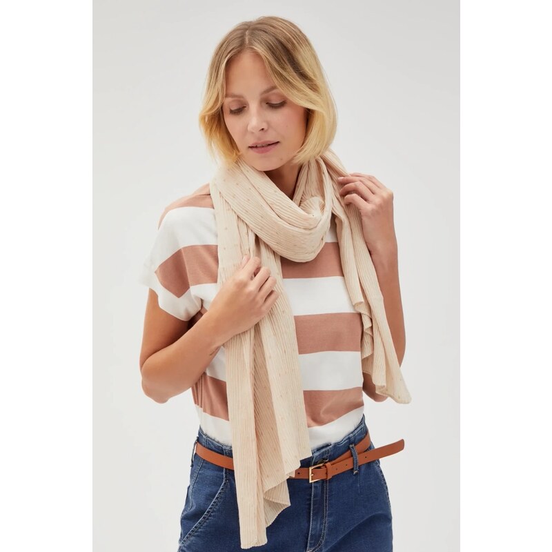 Marisse Womens Scarf L-Sz-4618 L.Beige