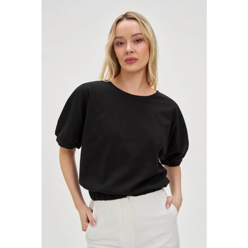Marisse Womens T-Shirt L-Ts-4618 Black