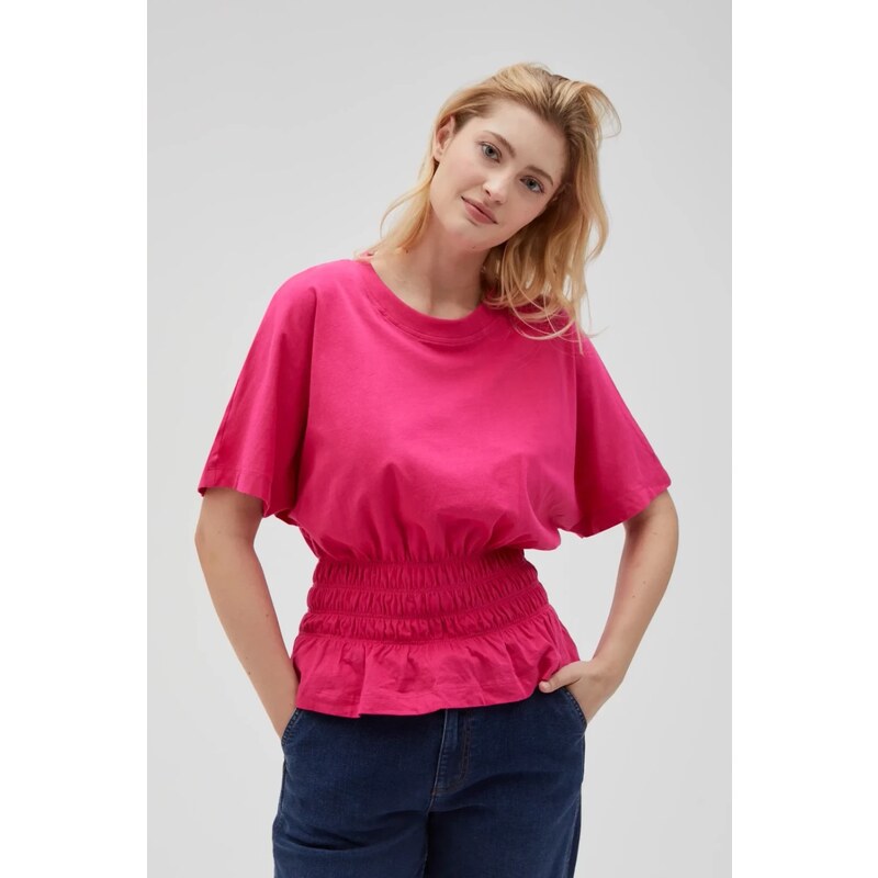 Marisse Womens T-Shirt L-Ts-4638 Fuchsia
