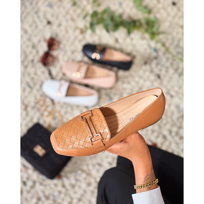 Resti Camel womens moccasins Bulerol