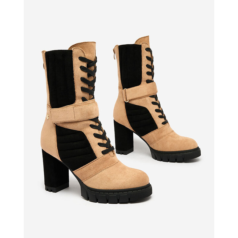 Resti Light brown womens insulated Sehhra post boots