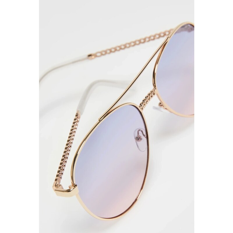 Marisse Sunglasses With Gold-Colored Metal Frames