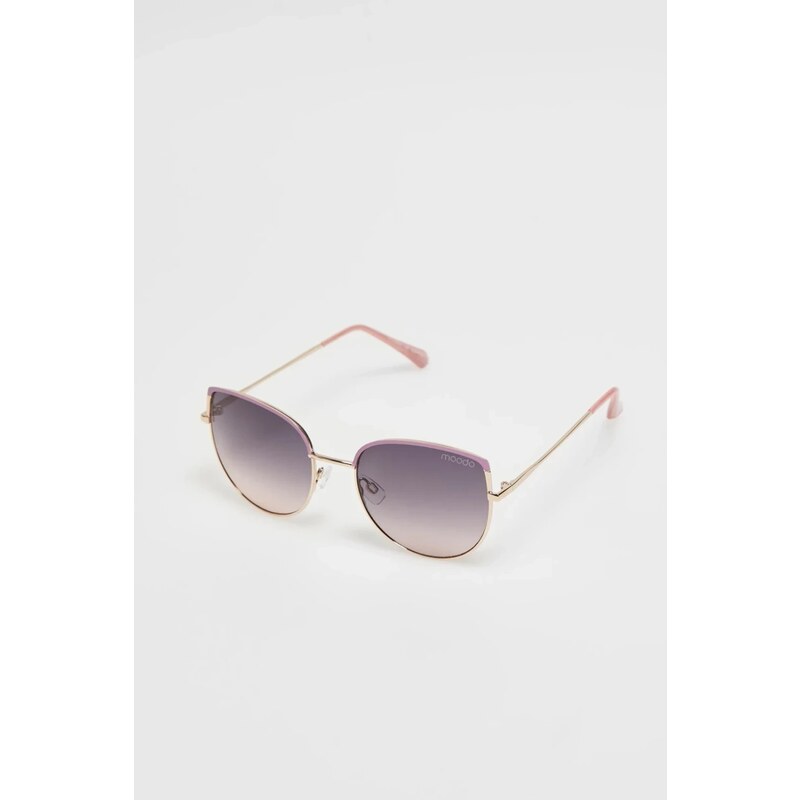 Marisse Pink Metal Frame Sunglasses 107897037