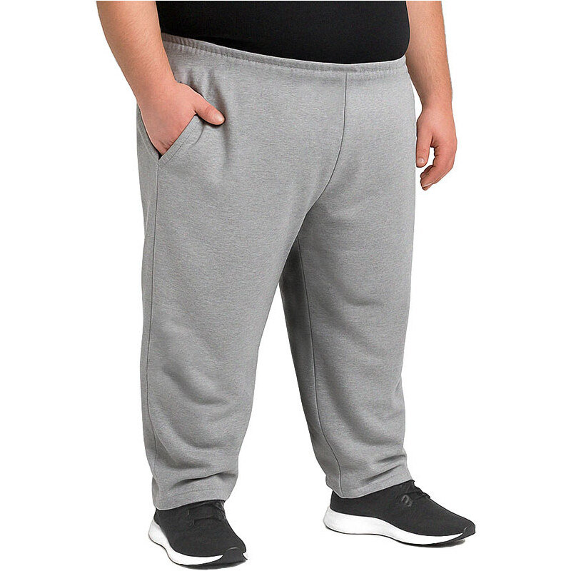 TifanTEX Pánské tepláky 9XL nadměrná velikost šedé TFT