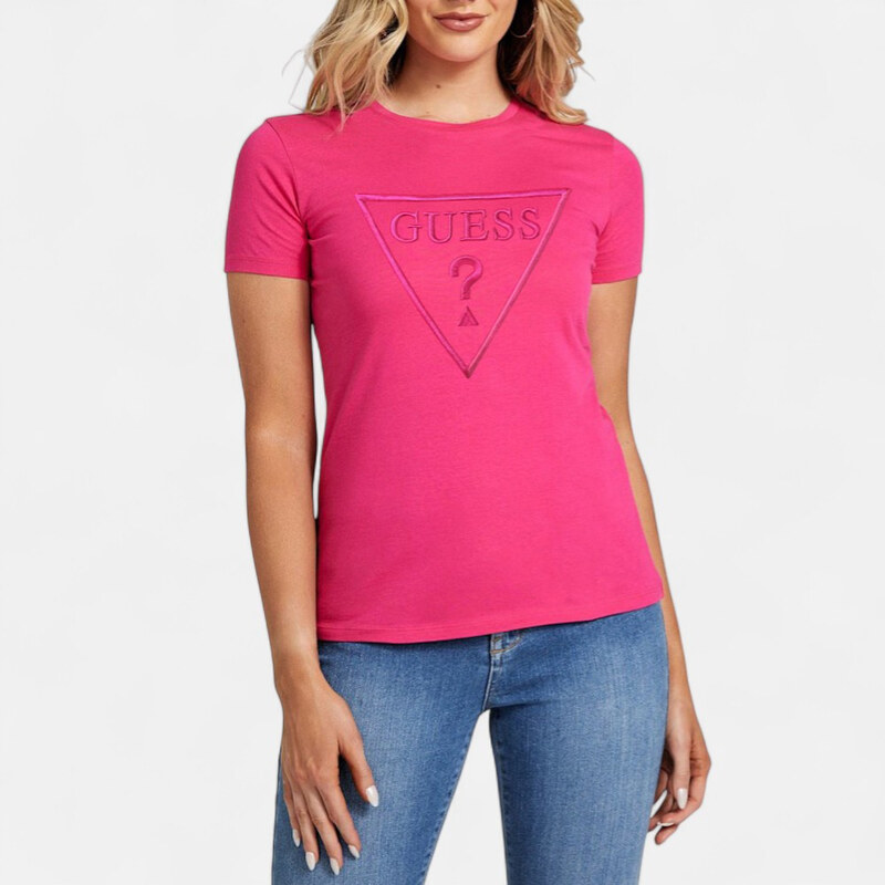 Dámské růžové triko Guess 56307